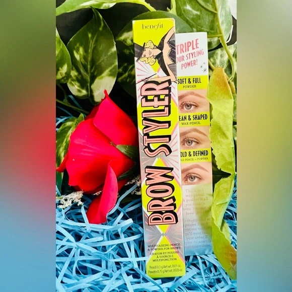 NIB Benefit Brow Styler w/ Wax Pencil and Powder Dual Ended Warm Golden Blonde 2 - Picture 11 of 12